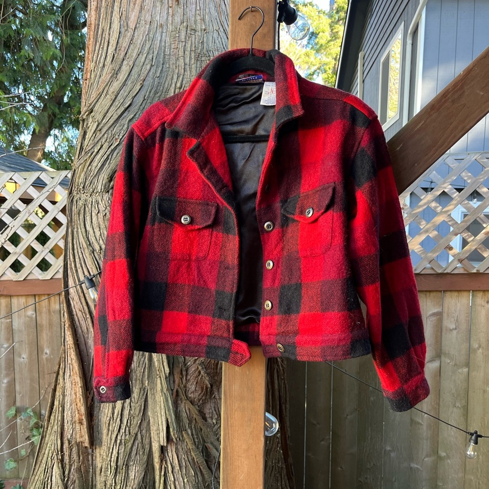 Cropped Lumberjack Jacket